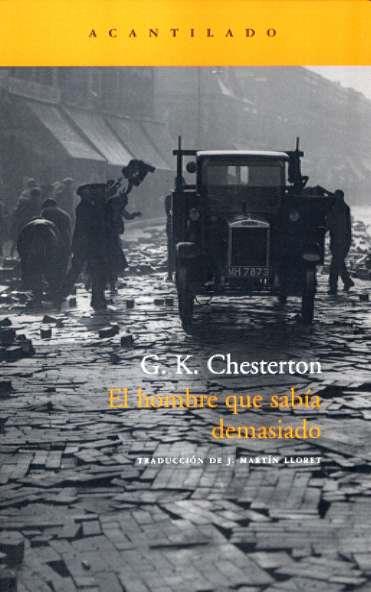 HOMBRE QUE SABIA DEMASIADO, EL | 9788496489905 | CHESTERTON, G K | Galatea Llibres | Llibreria online de Reus, Tarragona | Comprar llibres en català i castellà online