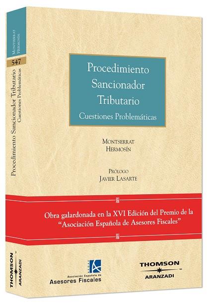 PROCEDIMIENTO SANCIONADOR TRIBUTARIO 1ª ED | 9788483558850 | HERMOSIN, MONSERRAT | Galatea Llibres | Llibreria online de Reus, Tarragona | Comprar llibres en català i castellà online