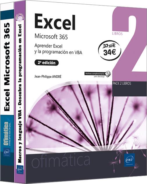 EXCEL MICROSOFT 365 PACK 2 VOLS. | 9782409047695 | ANDRÉ, JEAN-PHILIPPE | Galatea Llibres | Llibreria online de Reus, Tarragona | Comprar llibres en català i castellà online