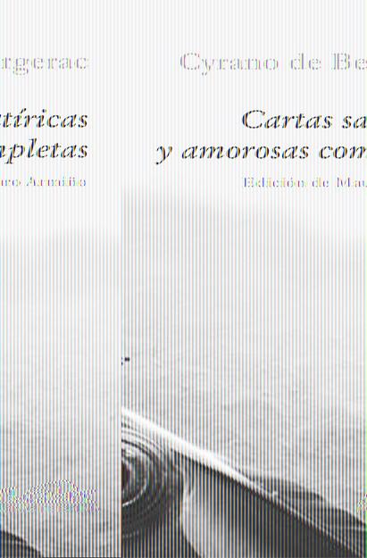 CARTAS SATÍRICAS Y AMOROSAS COMPLETAS | 9788483930175 | CYRANO DE BERGERAC, SAVINIEN DE | Galatea Llibres | Llibreria online de Reus, Tarragona | Comprar llibres en català i castellà online