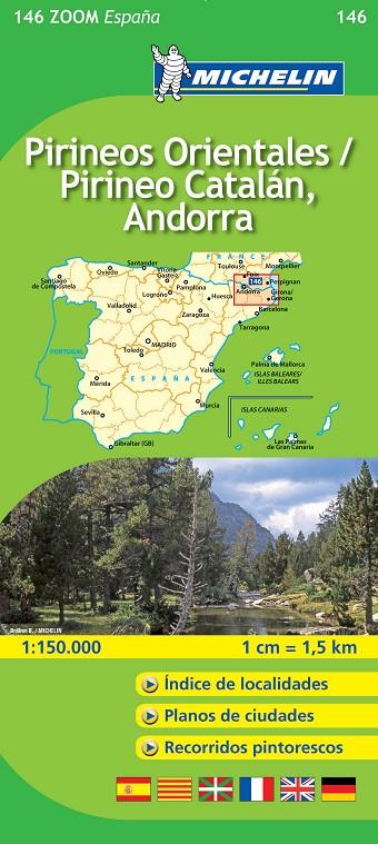 PIRINEOS CATALANES ANDORRA MAPA ZOOM 1:150 000 | 9782067140653 | VARIOS AUTORES | Galatea Llibres | Llibreria online de Reus, Tarragona | Comprar llibres en català i castellà online