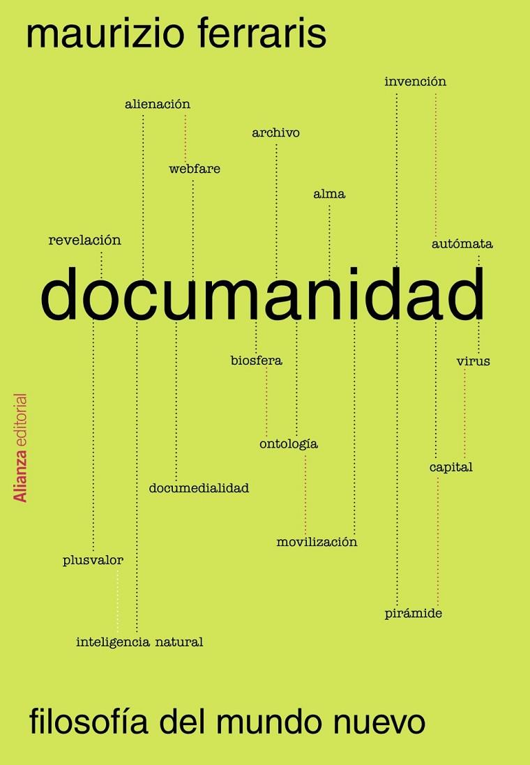 DOCUMANIDAD FILOSOFIA DEL MUNDO NUEVO | 9788411483346 | FERRARIS, MAURIZIO | Galatea Llibres | Llibreria online de Reus, Tarragona | Comprar llibres en català i castellà online