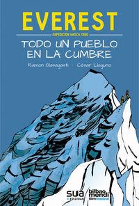 EVEREST. TODO UN PUEBLO EN LA CUMBRE | 9788482166964 | OLASAGASTI, RAMON / LLAGUNO, CESAR | Galatea Llibres | Llibreria online de Reus, Tarragona | Comprar llibres en català i castellà online