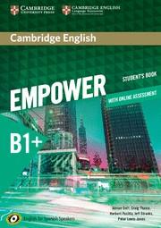 CAMBRIDGE ENGLISH EMPOWER FOR SPANISH SPEAKERS B1+ STUDENT'S BOOK | 9788490361740 | DOFF, ADRIAN/THAINE, CRAIG/PUCHTA, HERBERT/STRANKS, JEFF/LEWIS-JONES, PETER | Galatea Llibres | Llibreria online de Reus, Tarragona | Comprar llibres en català i castellà online