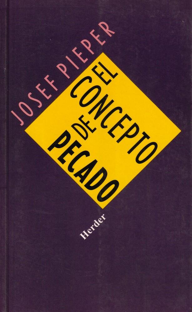 CONCEPTO DE PECADO, EL | 9788425407727 | PIEPER, JOSEF | Galatea Llibres | Librería online de Reus, Tarragona | Comprar libros en catalán y castellano online