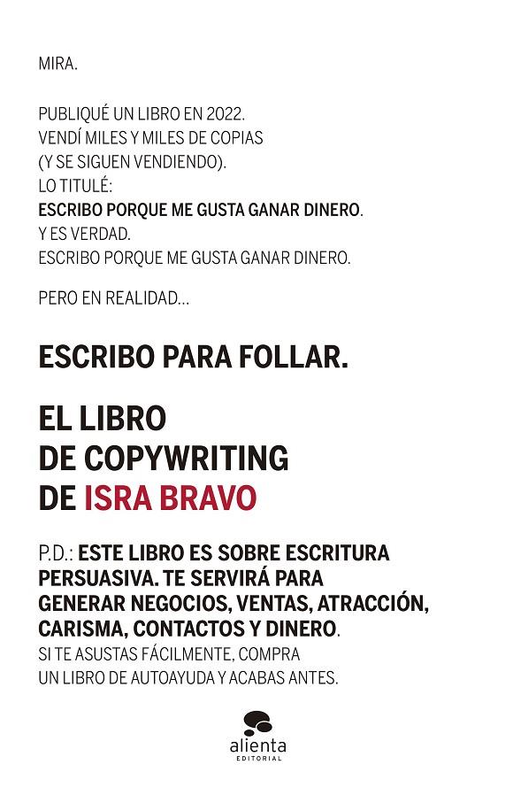 EL LIBRO DE COPYWRITING | 9788413442471 | BRAVO, ISRA | Galatea Llibres | Librería online de Reus, Tarragona | Comprar libros en catalán y castellano online