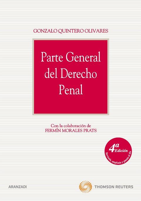 PARTE GENERAL DEL DERECHO PENAL | 9788499037158 | QUINTERO OLIVARES, GONZALO | Galatea Llibres | Llibreria online de Reus, Tarragona | Comprar llibres en català i castellà online