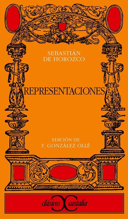 REPRESENTACIONES | 9788470393129 | Horozco, Sebastián de | Galatea Llibres | Llibreria online de Reus, Tarragona | Comprar llibres en català i castellà online