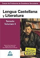 LENGUA CASTELLANA Y LITERATURA TEMARIO VOL.2 PROF. SECUNDARIA | 9788466583497 | AA.VV. | Galatea Llibres | Llibreria online de Reus, Tarragona | Comprar llibres en català i castellà online