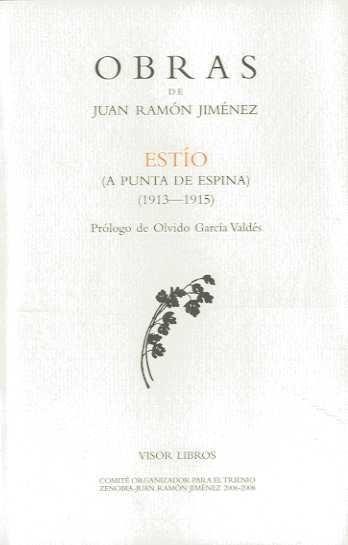 ESTIO OBRAS J.R. JIMENEZ-15 | 9788475220666 | JIMENEZ, JUAN RAMON | Galatea Llibres | Llibreria online de Reus, Tarragona | Comprar llibres en català i castellà online