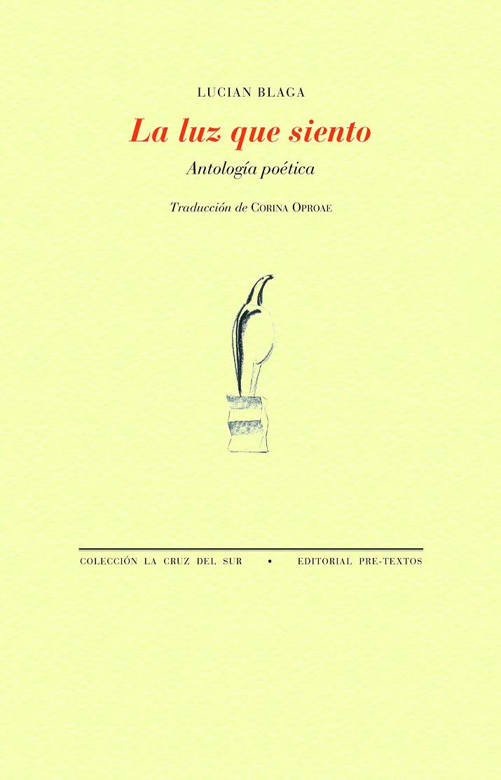 LA LUZ QUE SIENTO | 9788418935305 | BLAGA, LUCIAN | Galatea Llibres | Librería online de Reus, Tarragona | Comprar libros en catalán y castellano online