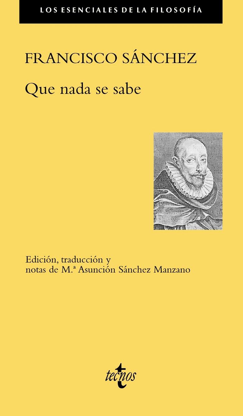 QUE NADA SE SABE | 9788430978946 | SÁNCHEZ, FRANCISCO | Galatea Llibres | Llibreria online de Reus, Tarragona | Comprar llibres en català i castellà online