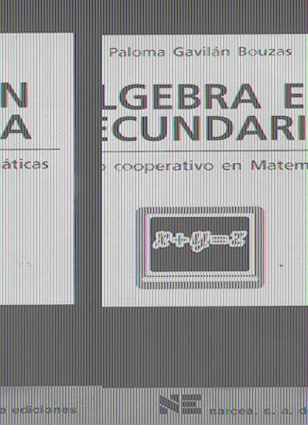 ALGEBRA EN SECUNDARIA | 9788427714588 | GAVILAN, PALOMA | Galatea Llibres | Librería online de Reus, Tarragona | Comprar libros en catalán y castellano online