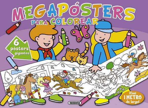 MEGAPOSTERS PARA COLOREAR LILA | 9788467714906 | SUSAETA, EQUIPO | Galatea Llibres | Llibreria online de Reus, Tarragona | Comprar llibres en català i castellà online