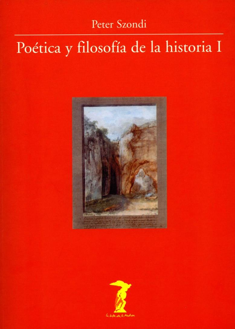 POÉTICA Y FILOSIFIA | 9788477745587 | SZONDI, PETER | Galatea Llibres | Llibreria online de Reus, Tarragona | Comprar llibres en català i castellà online