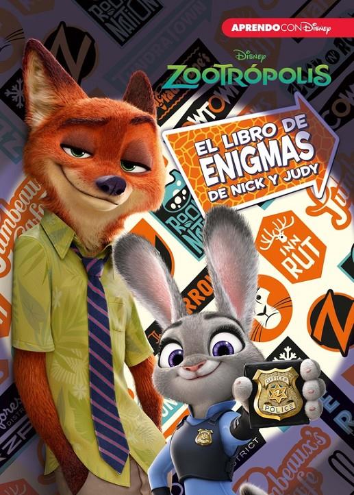 ZOOTRÓPOLIS. EL LIBRO DE ENIGMAS DE NICK Y JUDY (ENIGMAS DISNEY) | 9788416548378 | Galatea Llibres | Llibreria online de Reus, Tarragona | Comprar llibres en català i castellà online