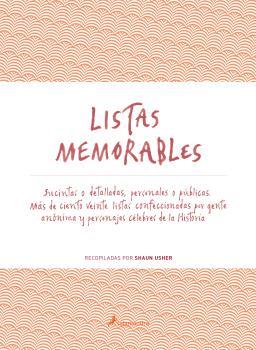 LISTAS MEMORABLES | 9788498387179 | USHER, SHAUN | Galatea Llibres | Llibreria online de Reus, Tarragona | Comprar llibres en català i castellà online