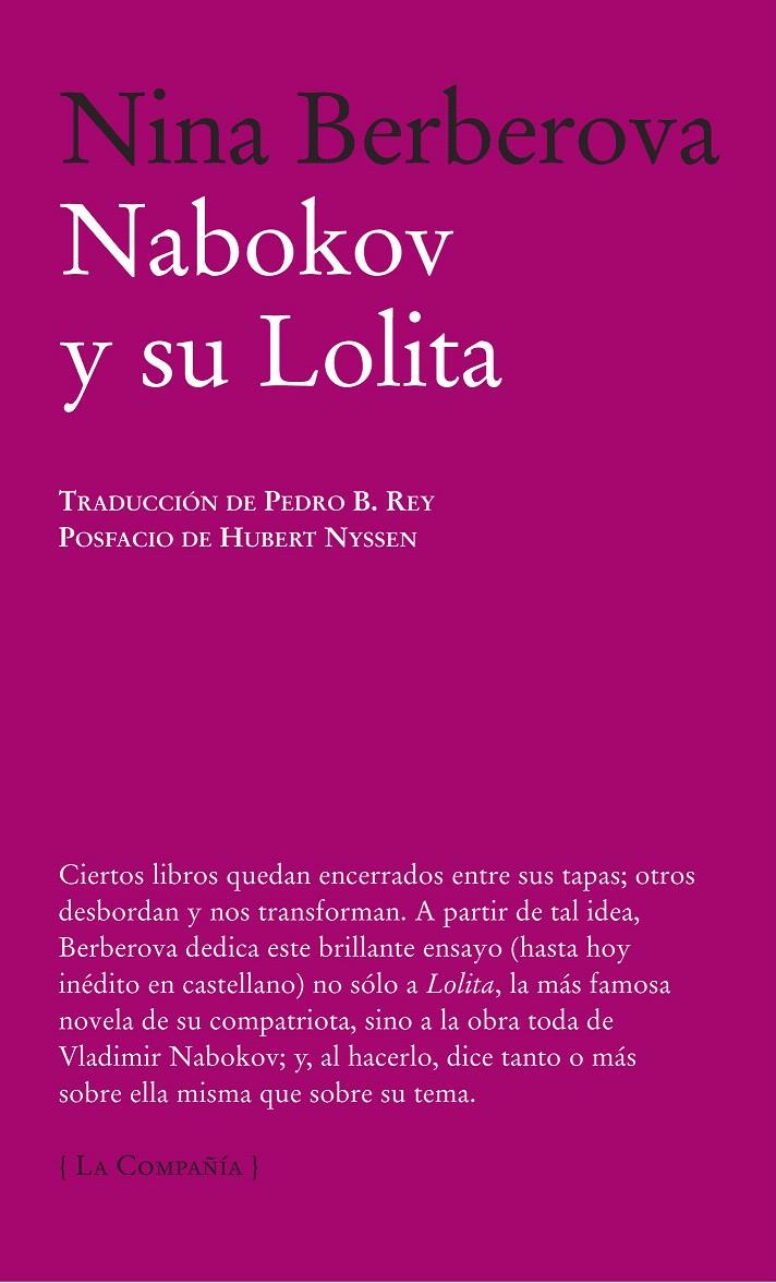 NABOKOV Y SU LOLITA | 9788483930670 | BERBEROVA, NINA NIKOLAEVNA | Galatea Llibres | Llibreria online de Reus, Tarragona | Comprar llibres en català i castellà online