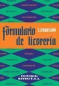 FORMULARIO DE LICORERIA | 9788429179002 | ERNST DOBISLAW | Galatea Llibres | Llibreria online de Reus, Tarragona | Comprar llibres en català i castellà online