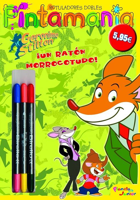 GERONIMO STILTON. PINTAMANÍA ROTULADORES DOBLES | 9788408100898 | Galatea Llibres | Librería online de Reus, Tarragona | Comprar libros en catalán y castellano online