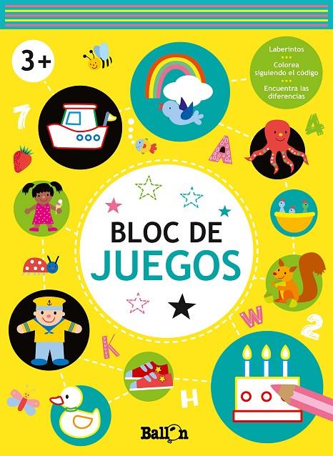 BLOC DE JUEGOS +3 AMARILLO | 9789403226118 | Galatea Llibres | Llibreria online de Reus, Tarragona | Comprar llibres en català i castellà online