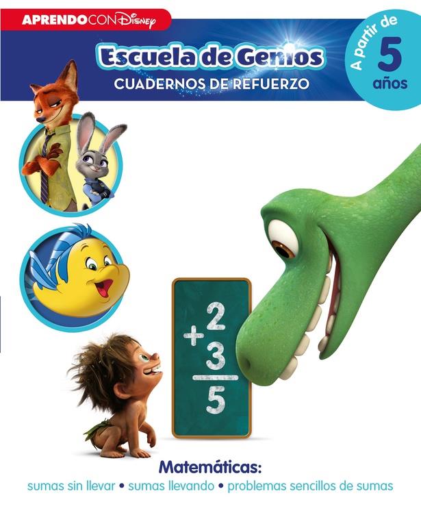 DISNEY SUMAS (ESCUELA DE GENIOS - MATEMÁTICAS) | 9788416548323 | Galatea Llibres | Llibreria online de Reus, Tarragona | Comprar llibres en català i castellà online