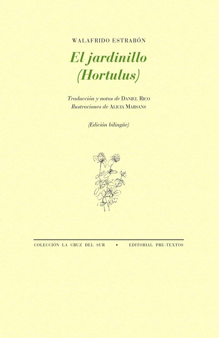 EL JARDINILLO (HORTULUS) | 9788410309104 | ESTRABÓN, WALAFRIDO | Galatea Llibres | Llibreria online de Reus, Tarragona | Comprar llibres en català i castellà online