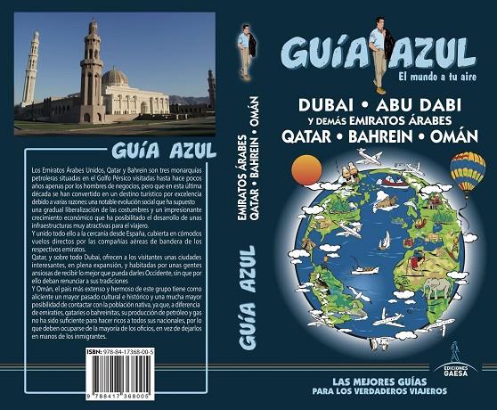 EMIRATOS ÁRABES QATAR BAHREIN OMÁN GUÍA AZUL 2018 | 9788417368005 | MAZARRASA MOWINCKEL, LUIS | Galatea Llibres | Llibreria online de Reus, Tarragona | Comprar llibres en català i castellà online