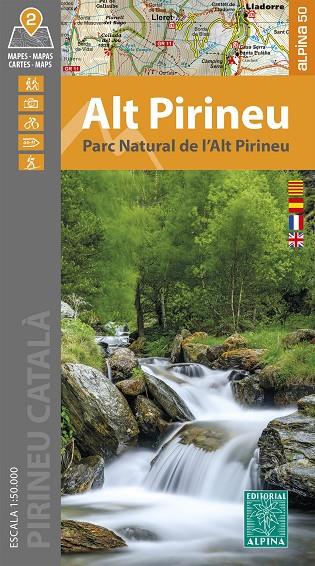 ALT PIRINEU MAPA 1:50.000 | 9788470111181 | Galatea Llibres | Llibreria online de Reus, Tarragona | Comprar llibres en català i castellà online