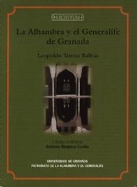 ALHAMBRA Y EL GENERALIFE DE GRANADA | 9788433845351 | TORRES BALBÁS, LEOPOLDO | Galatea Llibres | Llibreria online de Reus, Tarragona | Comprar llibres en català i castellà online