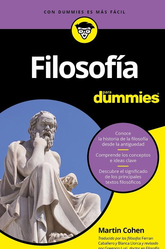 FILOSOFÍA PARA DUMMIES | 9788432903274 | COHEN, MARTIN | Galatea Llibres | Librería online de Reus, Tarragona | Comprar libros en catalán y castellano online