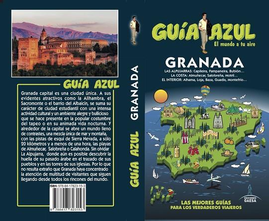 GRANADA GUIA AZUL 2019 | 9788417823153 | MONREAL, MANUEL/MAZARRASA, LUIS | Galatea Llibres | Llibreria online de Reus, Tarragona | Comprar llibres en català i castellà online