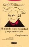 MUNDO COMO VOLUNTAD Y REPRESENTACION, EL | 9788481646078 | SCHOPENHAUER, ARTHUR | Galatea Llibres | Llibreria online de Reus, Tarragona | Comprar llibres en català i castellà online