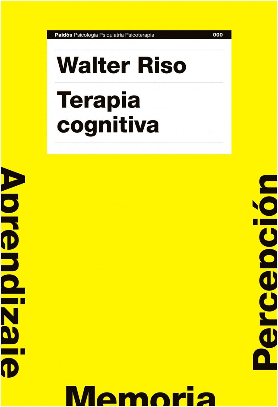 TERAPIA COGNITIVA | 9788449321955 | RISO, WALTER | Galatea Llibres | Llibreria online de Reus, Tarragona | Comprar llibres en català i castellà online