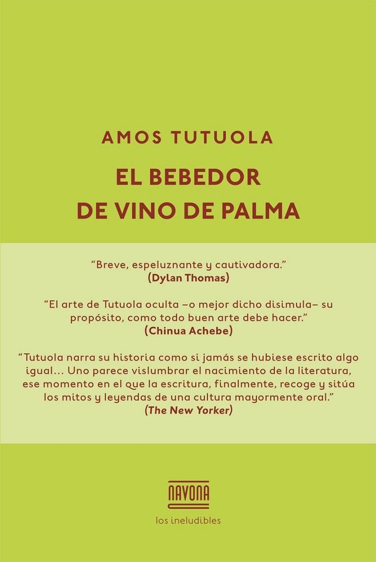 BEBEDOR DE VINO DE PALMA | 9788416259434 | TUTUOLA, AMOS | Galatea Llibres | Llibreria online de Reus, Tarragona | Comprar llibres en català i castellà online