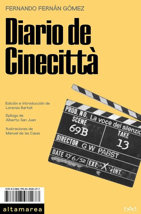 DIARIO DE CINECITTÀ | 9788418481277 | FERNÁN GÓMEZ, FERNANDO | Galatea Llibres | Llibreria online de Reus, Tarragona | Comprar llibres en català i castellà online