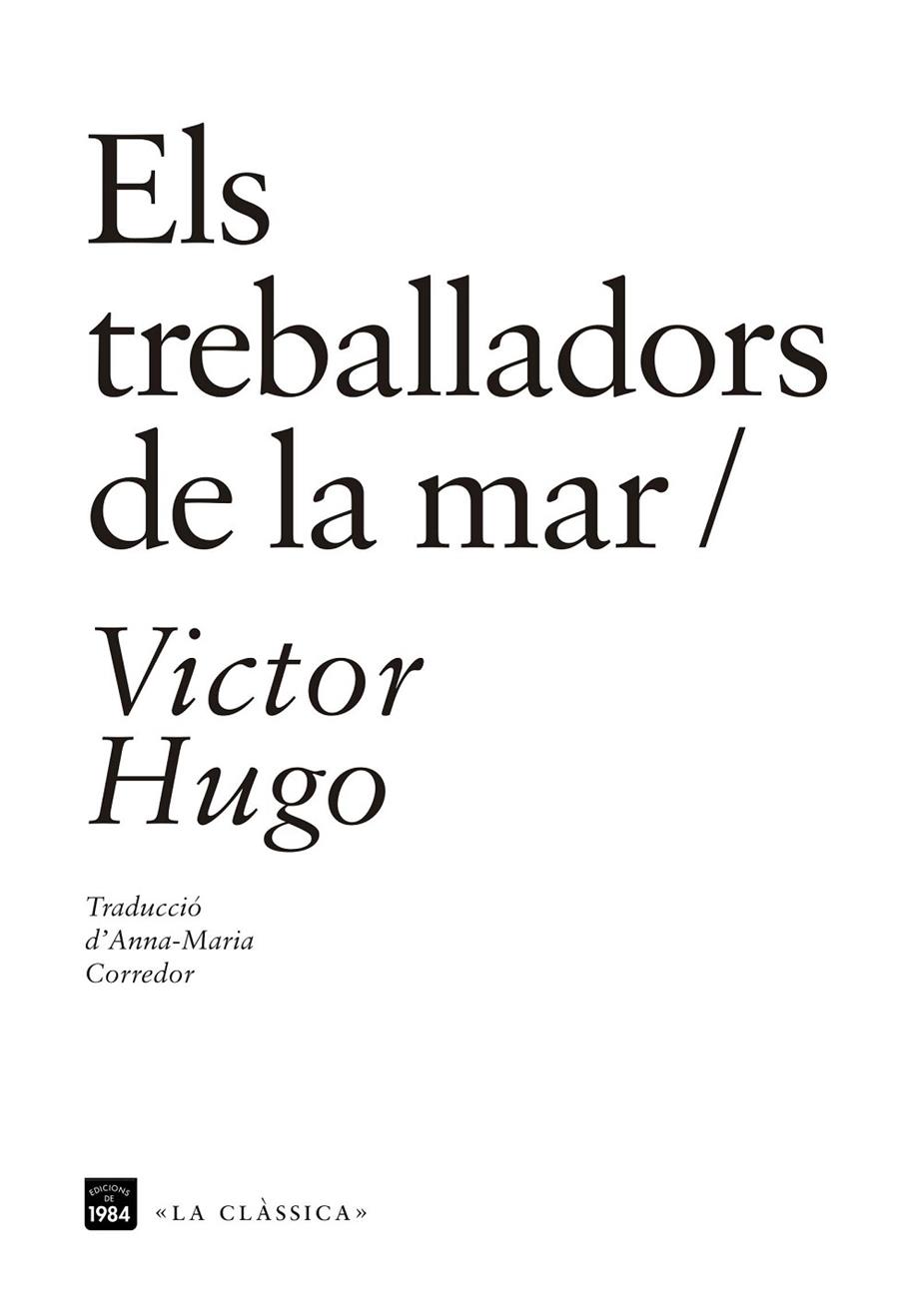 ELS TREBALLADORS DE LA MAR | 9788416987115 | HUGO, VICTOR | Galatea Llibres | Librería online de Reus, Tarragona | Comprar libros en catalán y castellano online