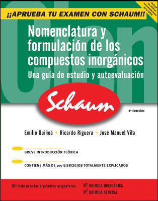 NOMENCLATURA Y FORMULACION DE LOS COMPUEST | 9788448146252 | QUIÑOA, EMILIO | Galatea Llibres | Llibreria online de Reus, Tarragona | Comprar llibres en català i castellà online