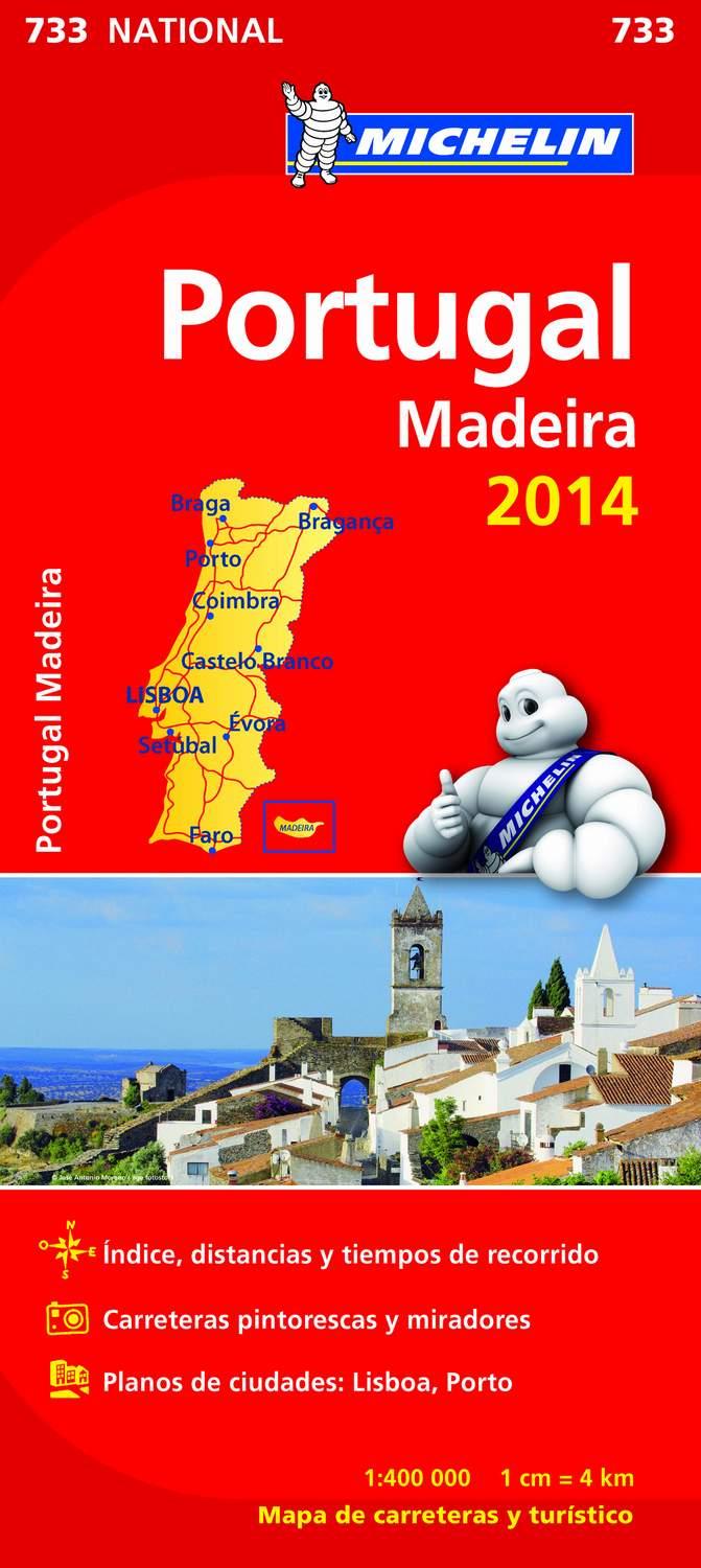 PORTUGAL MADEIRA MAPA 1: 400 000 MICHELIN 2014 | 9782067191433 | VARIOS AUTORES | Galatea Llibres | Llibreria online de Reus, Tarragona | Comprar llibres en català i castellà online