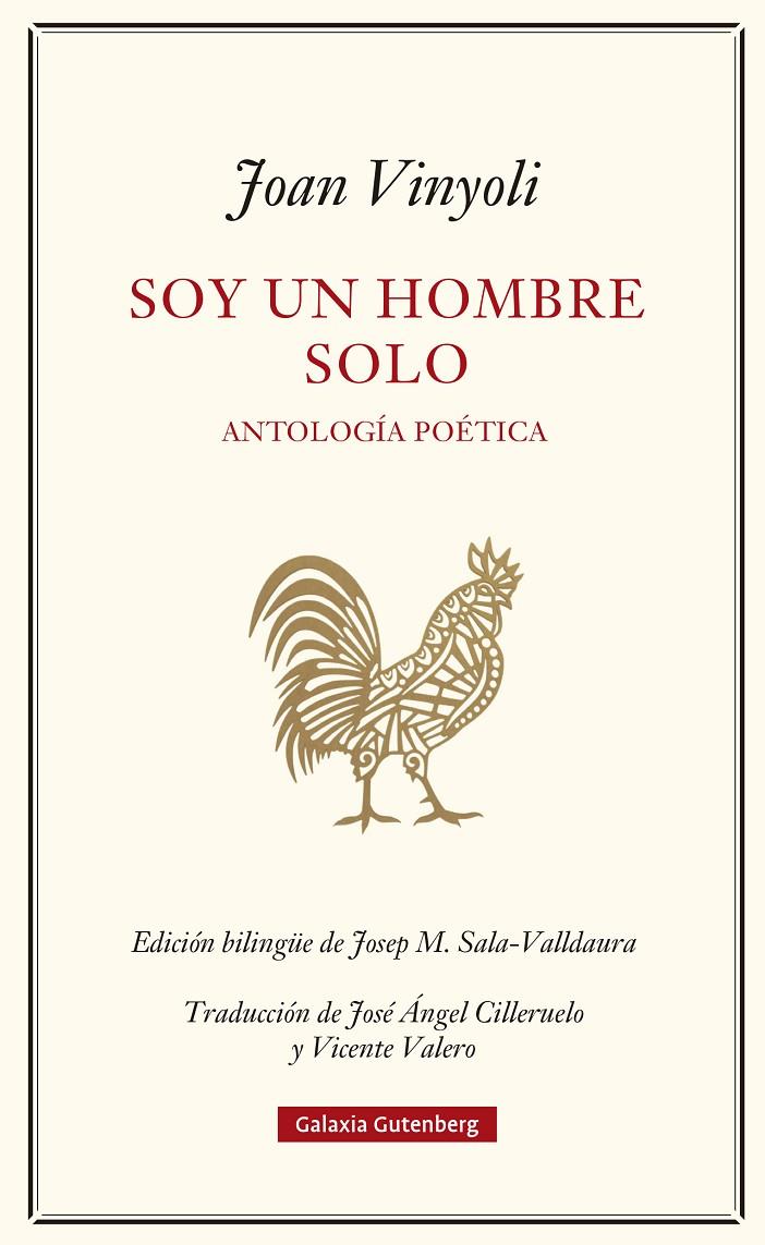 SOY UN HOMBRE SOLO | 9788419738769 | VINYOLI, JOAN | Galatea Llibres | Llibreria online de Reus, Tarragona | Comprar llibres en català i castellà online