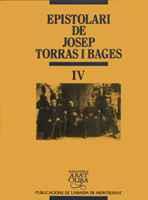 EPISTOLARI DE JOSEP TORRAS I BAGES.IV. | 9788478268269 | TORRAS I BAGES, JOSEP/MEDINA, JAUME | Galatea Llibres | Llibreria online de Reus, Tarragona | Comprar llibres en català i castellà online