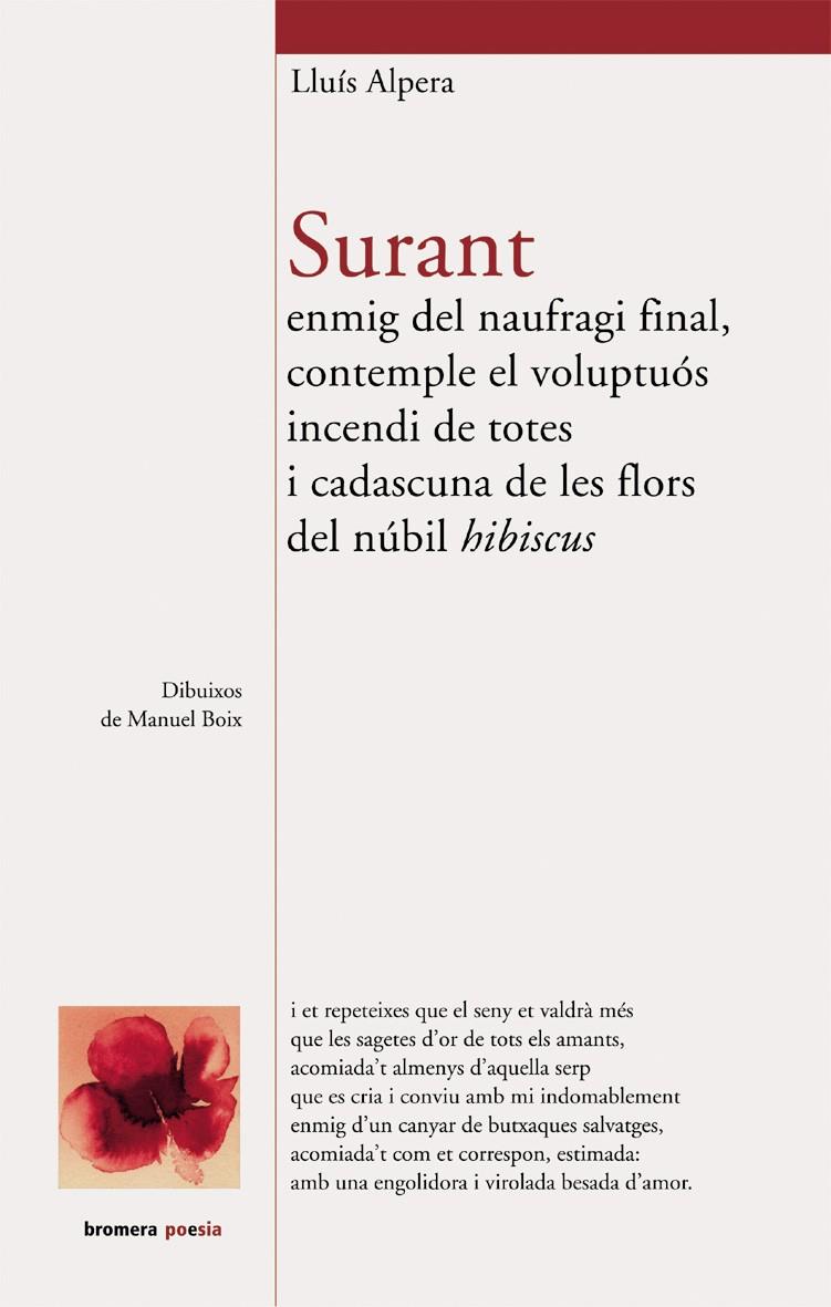 SURANT | 9788476609668 | ALPERA, LLUIS | Galatea Llibres | Librería online de Reus, Tarragona | Comprar libros en catalán y castellano online