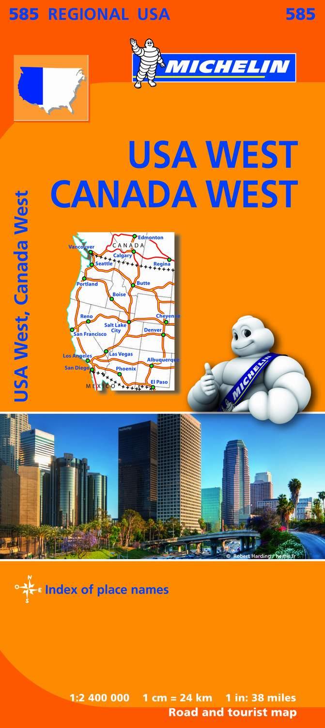 WESTERN USA, WESTERN CANADA MAPA REGIONAL -NOVA EDICIO- 1:2 400 000 MICHELIN | 9782067184701 | VARIOS AUTORES | Galatea Llibres | Llibreria online de Reus, Tarragona | Comprar llibres en català i castellà online