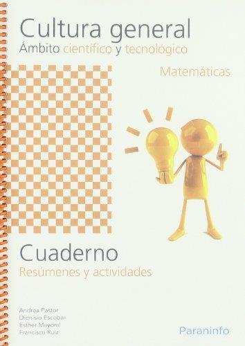 CUADERNO CULTURA GENERAL AMBITO CIENTIFICO MATEMATICAS | 9788497327978 | PASTOR,ANDREA | Galatea Llibres | Llibreria online de Reus, Tarragona | Comprar llibres en català i castellà online