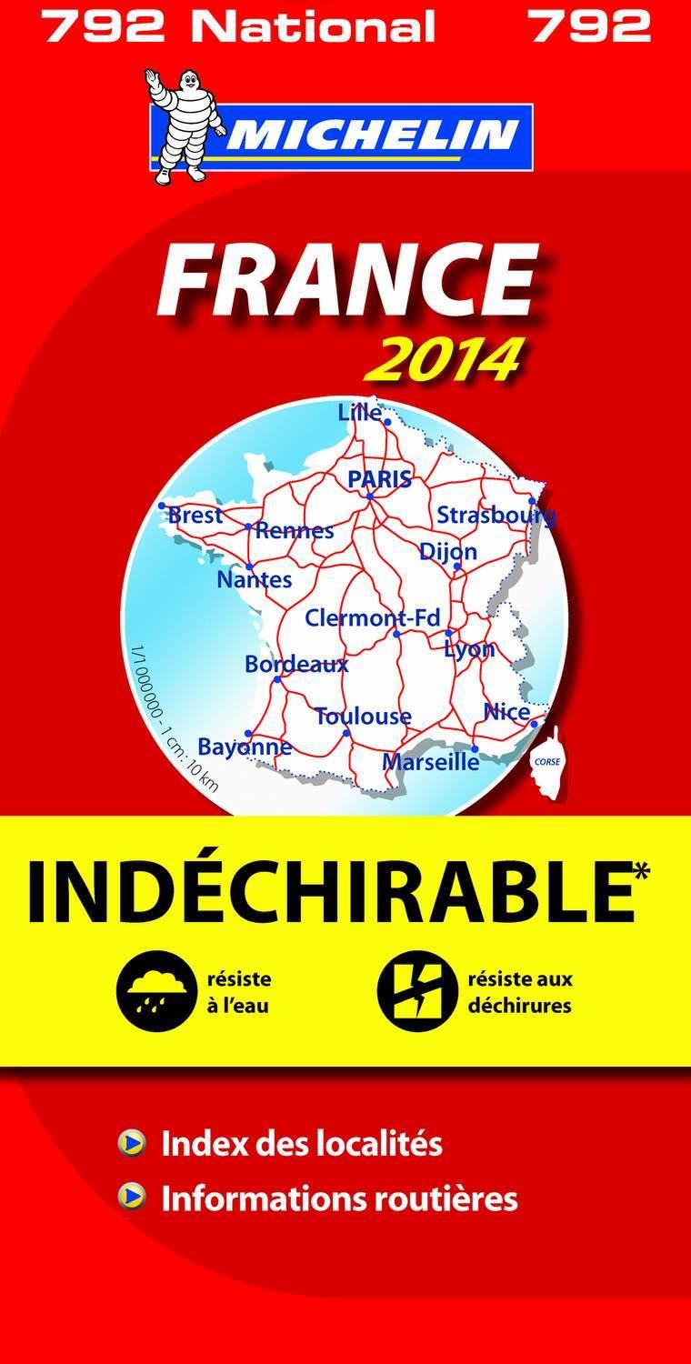 FRANCIA MAPA 1 000 000 MICHELIN ALTA RESISTENCIA 2014 | 9782067191778 | VARIOS AUTORES | Galatea Llibres | Llibreria online de Reus, Tarragona | Comprar llibres en català i castellà online