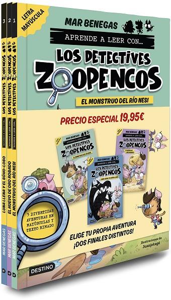 PACK APRENDE A LEER CON... ¡LOS DETECTIVES ZOOPENCOS! 1, 2 Y 3: EN LETRA | 9788408300946 | BENEGAS, MAR | Galatea Llibres | Llibreria online de Reus, Tarragona | Comprar llibres en català i castellà online