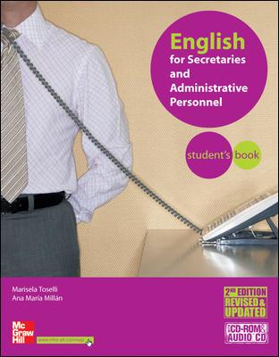 ENGLISH FOR SECRETARIES AND ADMINISTRATIVE PERSONNEL | 9788448150273 | TOSELLI RIVERA, MARISELA | Galatea Llibres | Llibreria online de Reus, Tarragona | Comprar llibres en català i castellà online