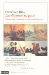 DISCURSOS DEL GUSTO. NOTAS SOBRE CLASICOS Y CONTEMPORANEOS, | 9788423335732 | RICO, FRANCISCO | Galatea Llibres | Librería online de Reus, Tarragona | Comprar libros en catalán y castellano online