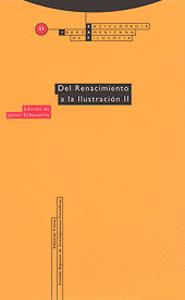 DEL RENACIMIENTO A LA ILUSTRACION II | 9788481643817 | ECHEVERRIA, JAVIER | Galatea Llibres | Librería online de Reus, Tarragona | Comprar libros en catalán y castellano online