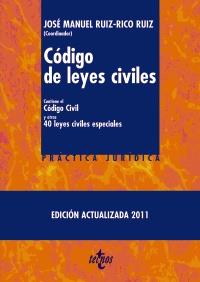 CÓDIGO DE LEYES CIVILES | 9788430953936 | RUIZ-RICO RUIZ, JOSÉ MANUEL/MORENO-TORRES HERRERA, MARÍA LUISA/ARIAS DÍAZ, MARÍA DOLORES/GARCÍA ALGU | Galatea Llibres | Llibreria online de Reus, Tarragona | Comprar llibres en català i castellà online